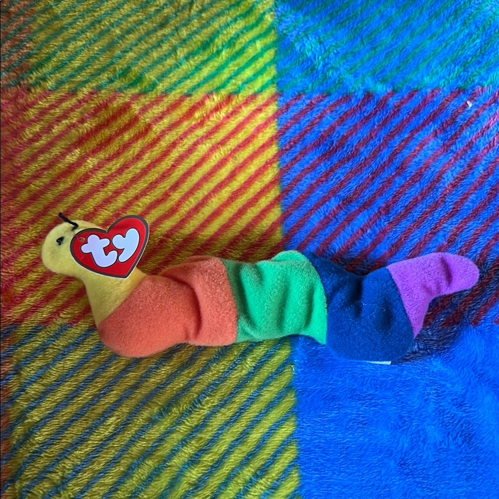Ty Inch the Inchworm Teenie Beanie Baby